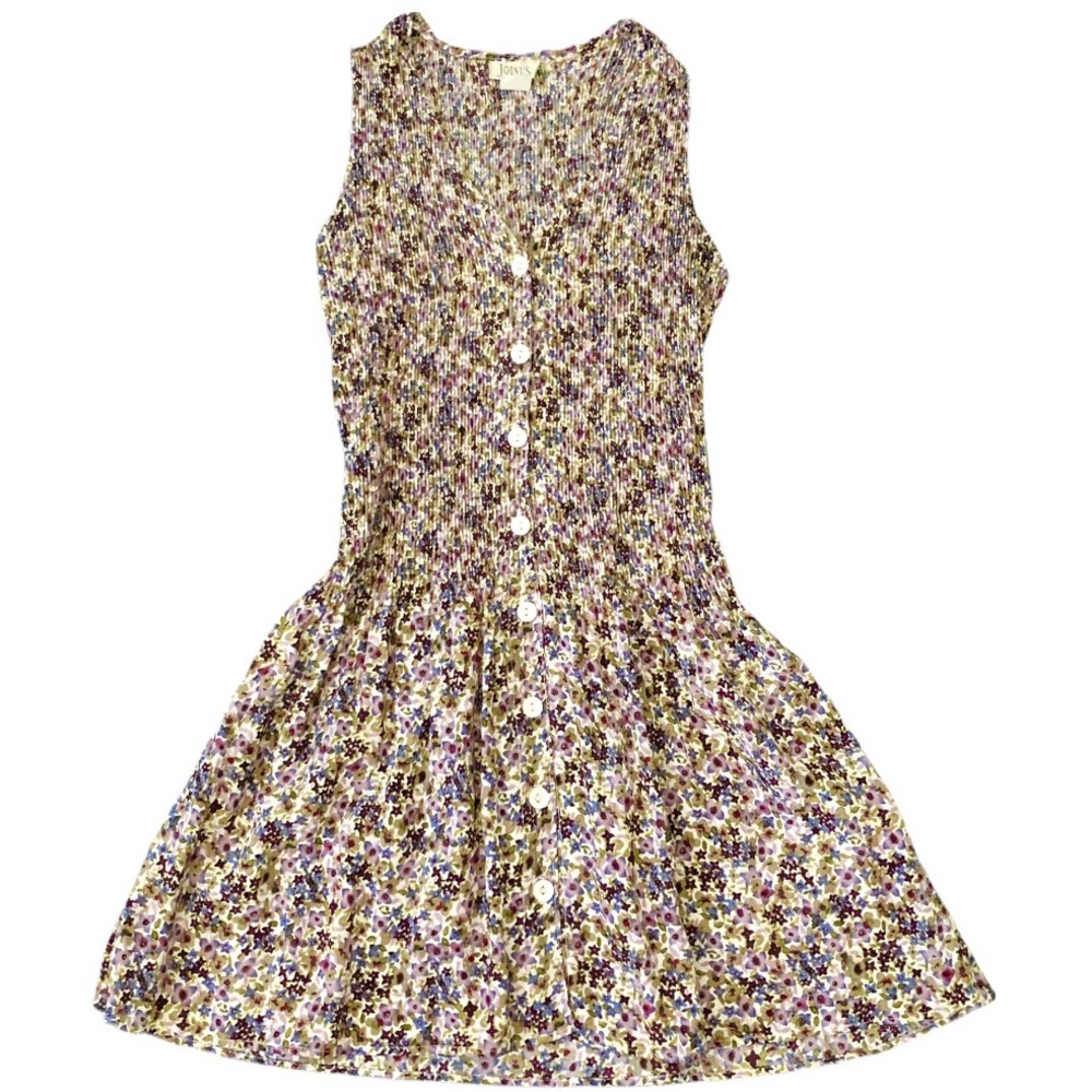 90s Floral Button Down Dress